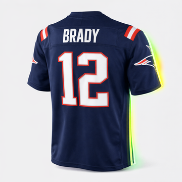 NE Patriots Brady Blue Version