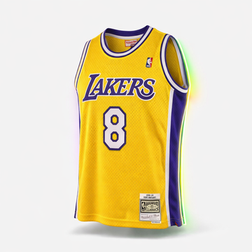 Los Angeles Lakers Kobe Bryant Mitchell & Ness 1999-00 Gold Hardwood Classics Jersey